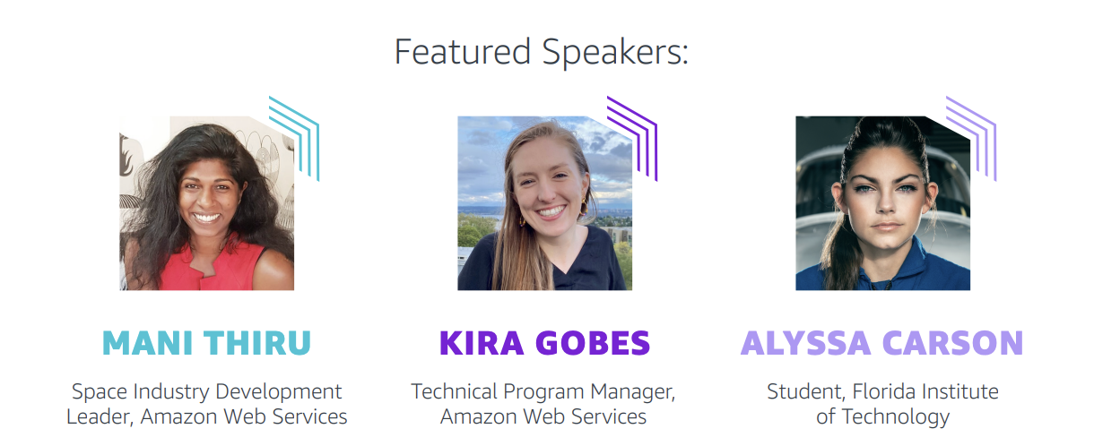 Screenshot: AWS Girls&rsquo; Tech Day 2021 registration page